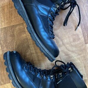 Men's Black Leather Boots